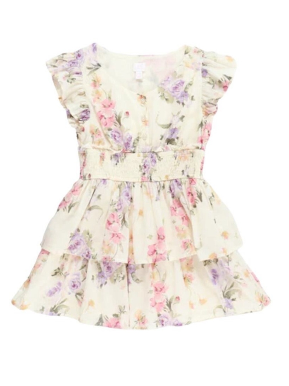 GAP x LSF Love Shack Fancy Girls Floral Mini Dress XSmall (5)